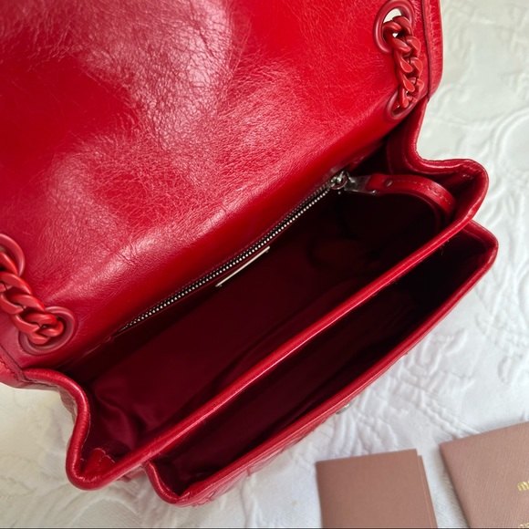 Miu Miu Quilted Flap Shoulder Bag - Picture 13 of 16